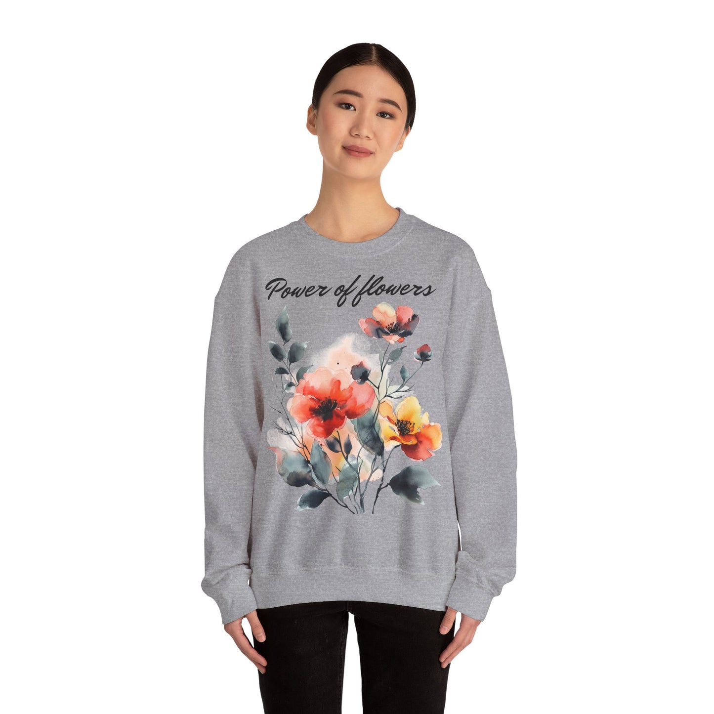 Flowery Unisex Heavy Blend™ Crewneck Sweatshirt