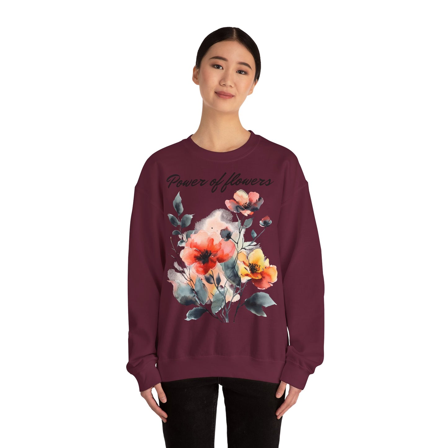 Flowery Unisex Heavy Blend™ Crewneck Sweatshirt