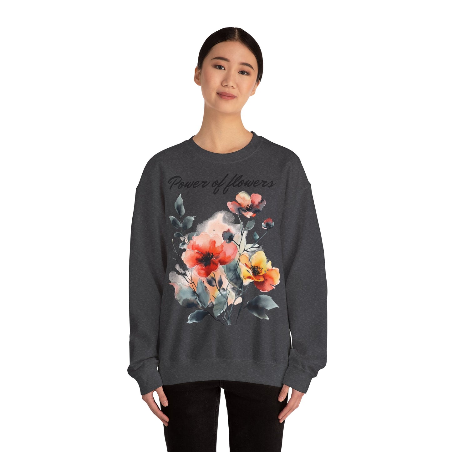 Flowery Unisex Heavy Blend™ Crewneck Sweatshirt