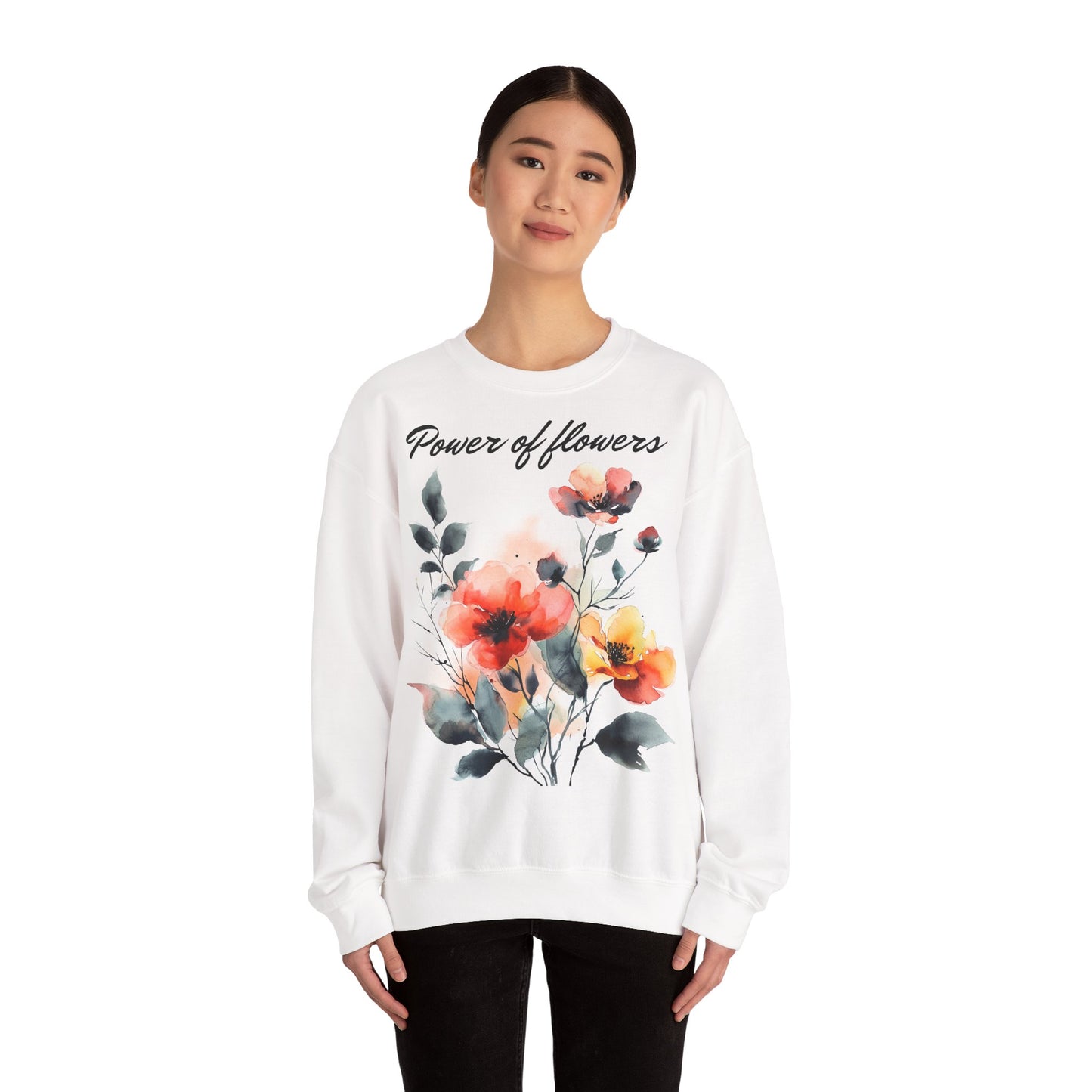 Flowery Unisex Heavy Blend™ Crewneck Sweatshirt