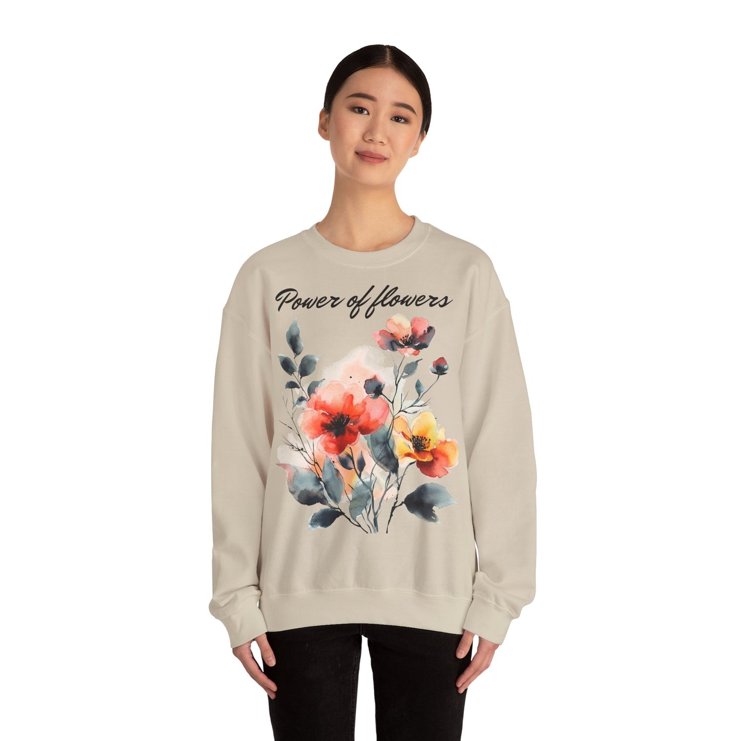 Flowery Unisex Heavy Blend™ Crewneck Sweatshirt