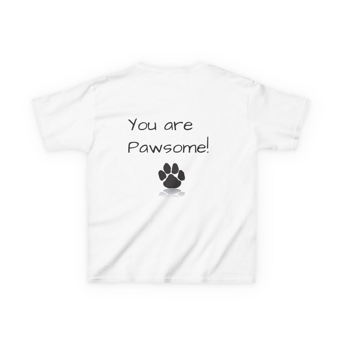 Camiseta de algodón pesado para niños