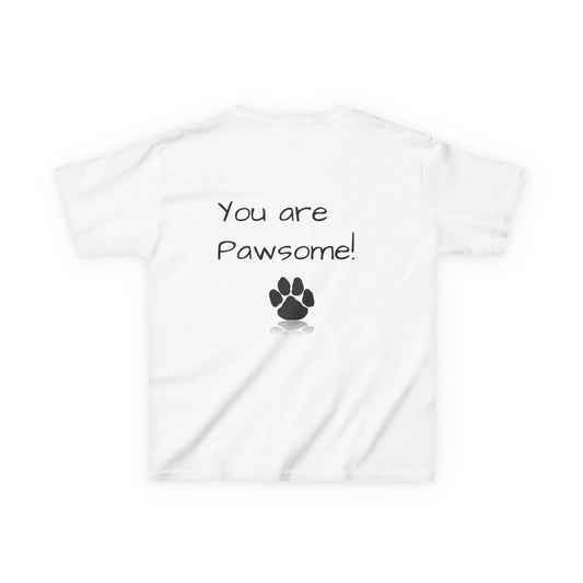 Camiseta de algodón pesado para niños