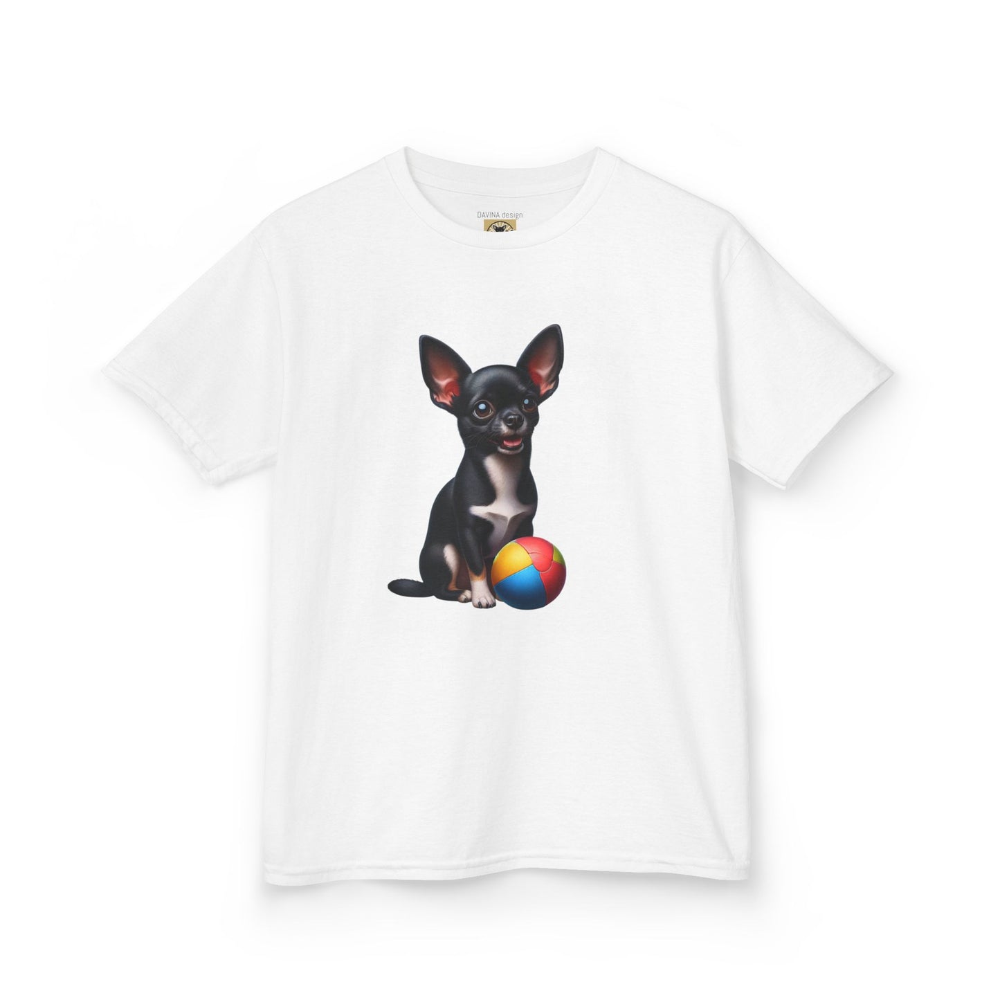 Camiseta de algodón pesado para niños