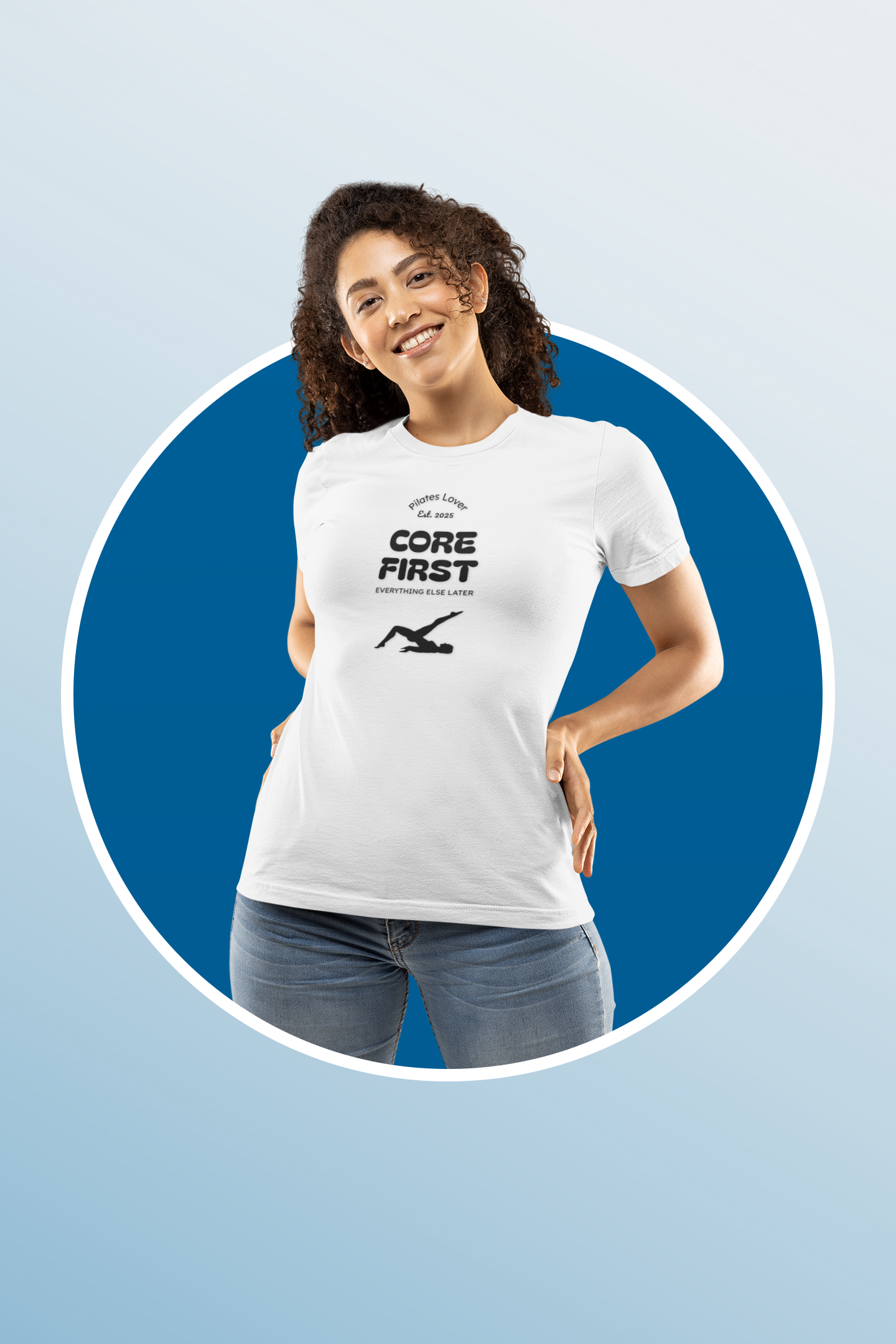 Pilates T-shirt for Women- Unisex Jersey Short Sleeve Tee