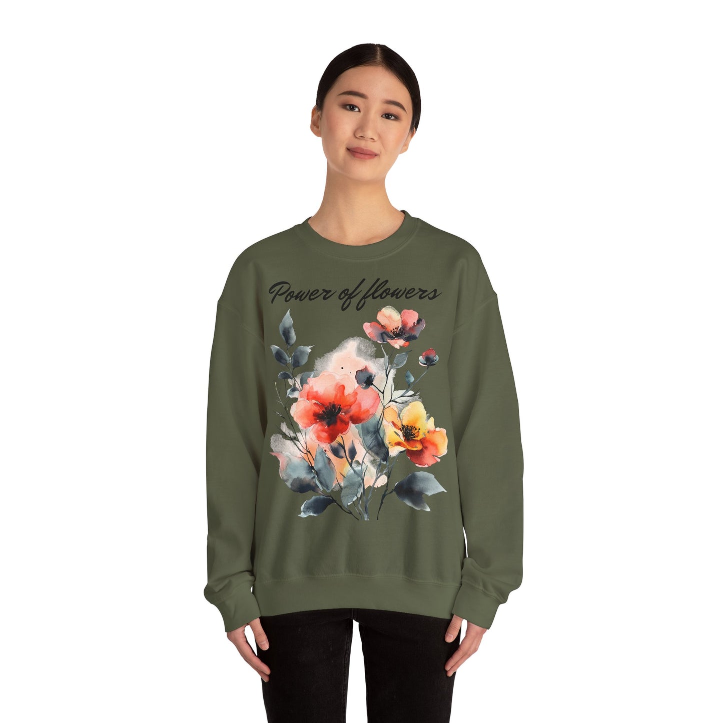 Flowery Unisex Heavy Blend™ Crewneck Sweatshirt