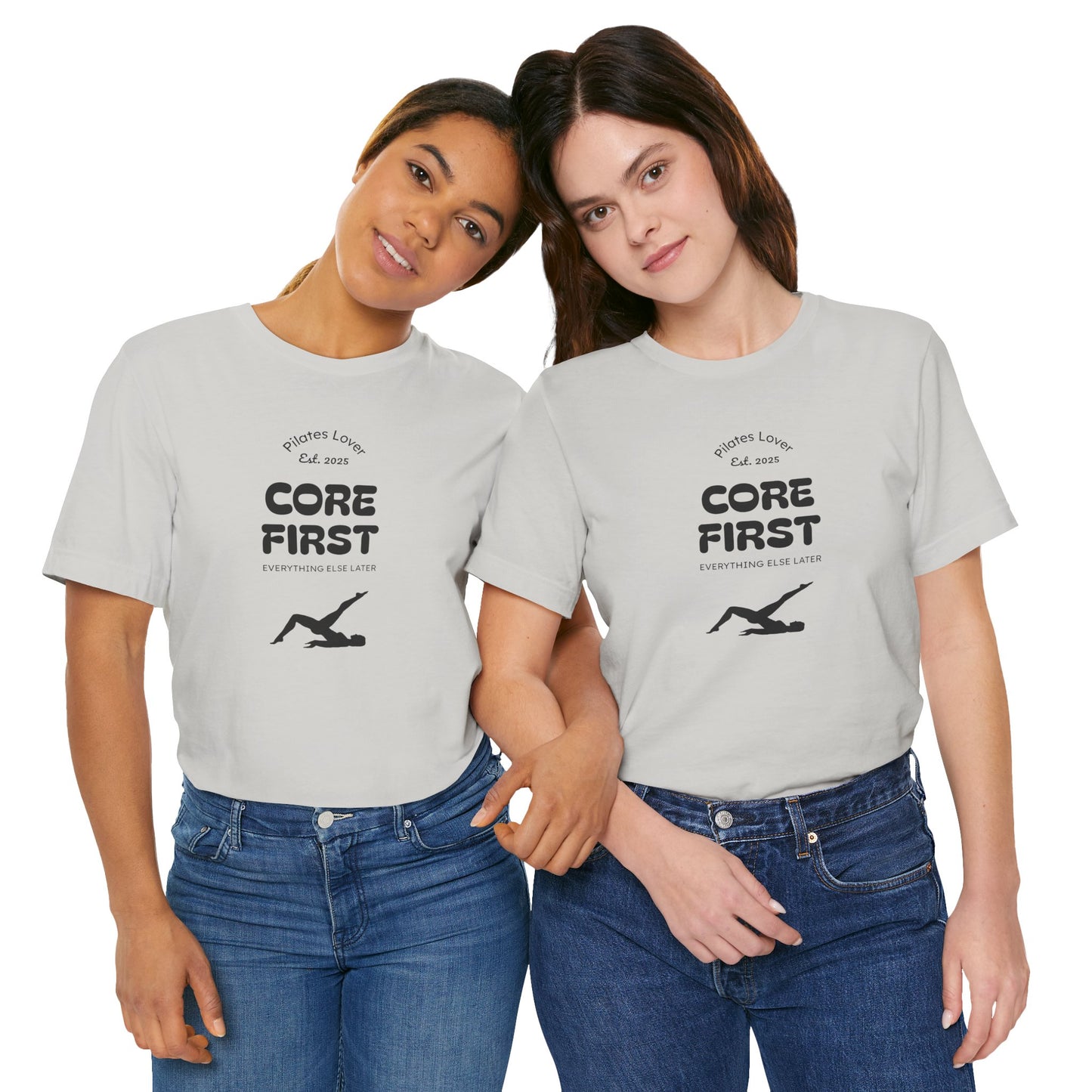 Pilates T-shirt for Women- Unisex Jersey Short Sleeve Tee