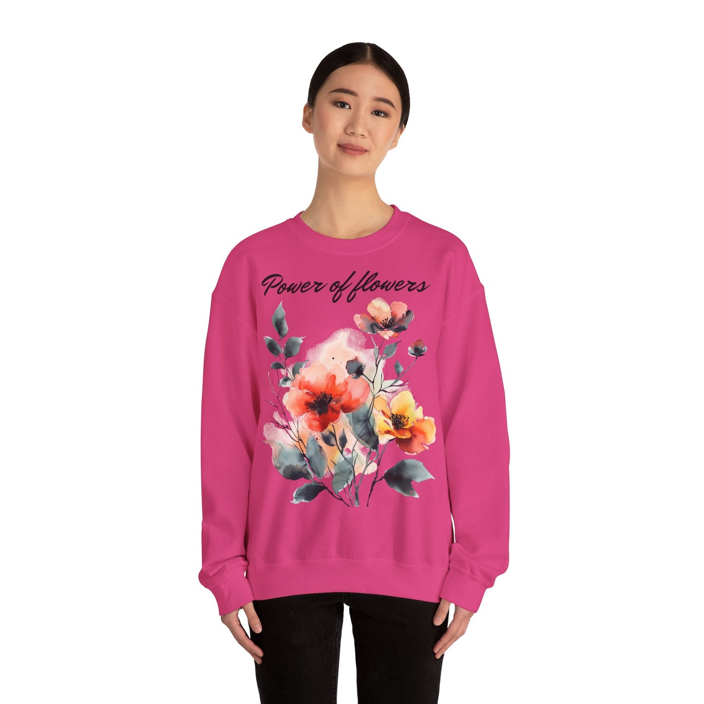 Flowery Unisex Heavy Blend™ Crewneck Sweatshirt