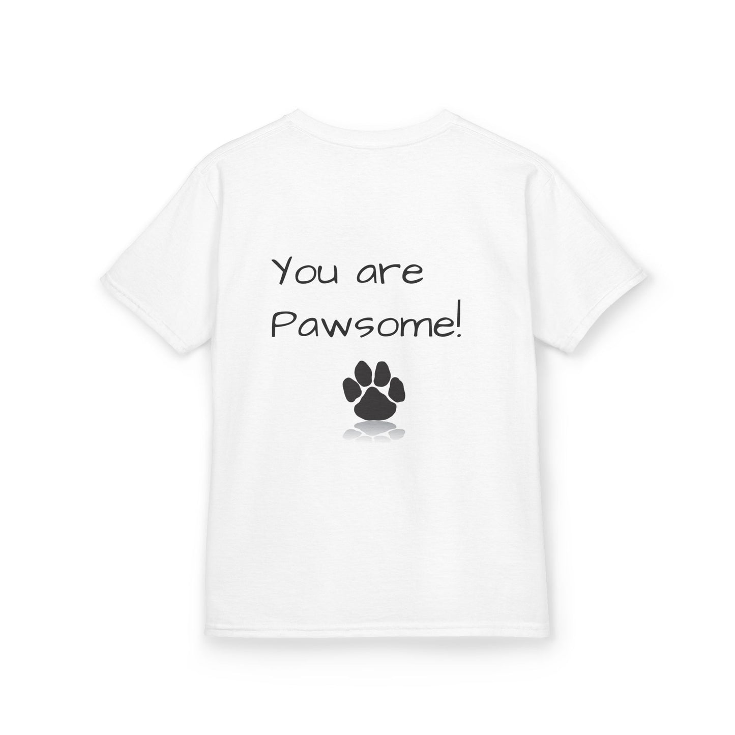 Camiseta de algodón pesado para niños
