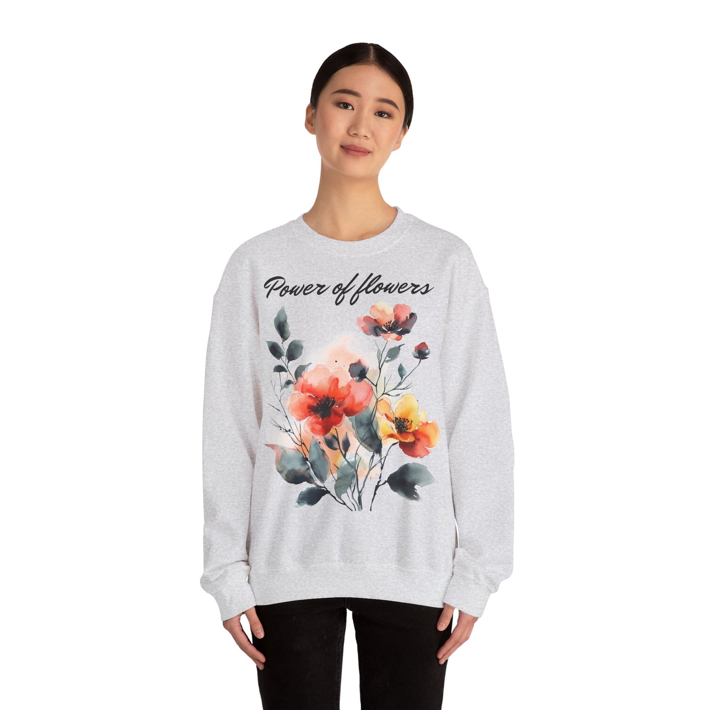 Flowery Unisex Heavy Blend™ Crewneck Sweatshirt
